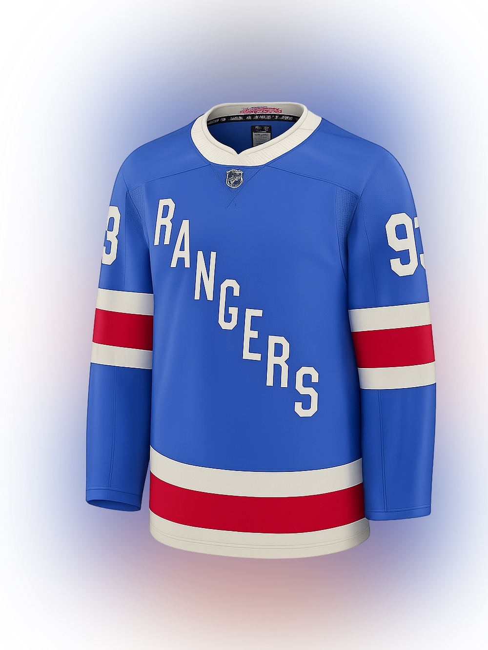 Fanatics Blue Jersey with Red & White Accents Size 44